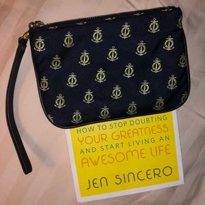 J-crew nautical anchor wristlet